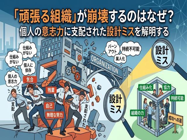 「頑張る組織」が崩壊するのはなぜ？