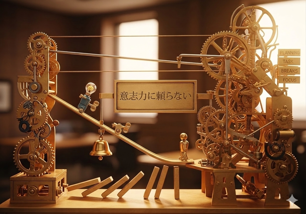 意志力に頼らない